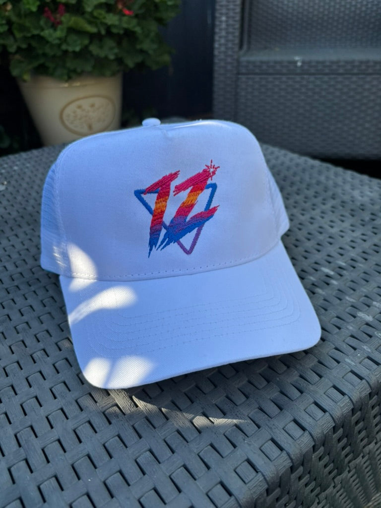 IZ Trucker Snapback White/White